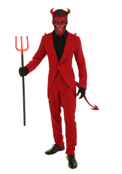 Fun Costumes Adult Red Suit Devil Costume