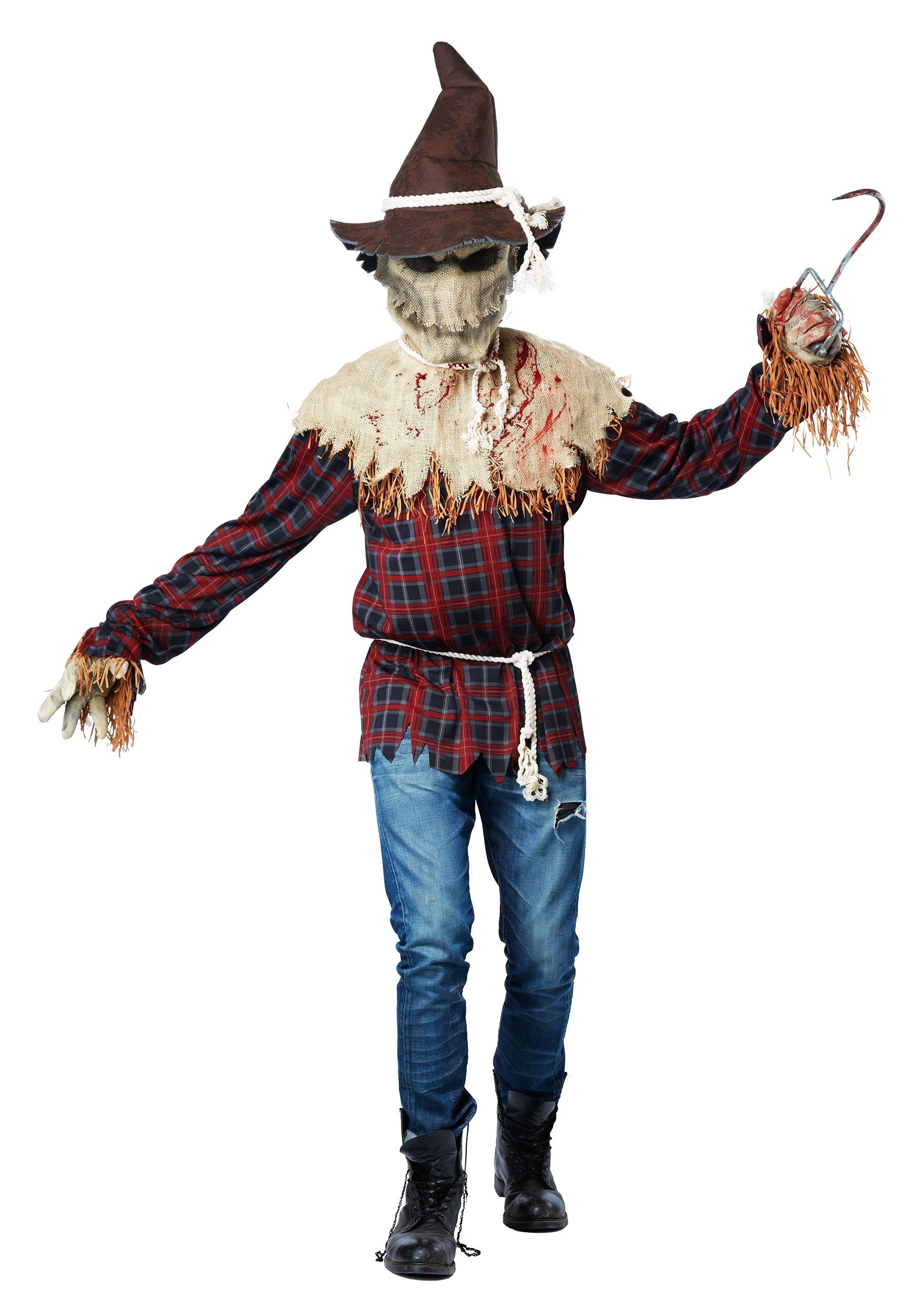 California Costume Collection Sadistic Scarecrow Costume For Adults 1 California Costume Collection Sadistic Scarecrow Costume For Adults