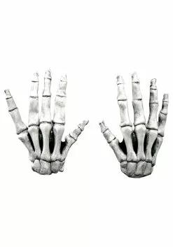 Ghoulish Productions Skeleton Bone Gloves For Adults