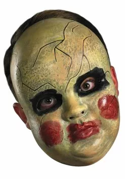 Disguise Adult Smeary Doll Face Mask