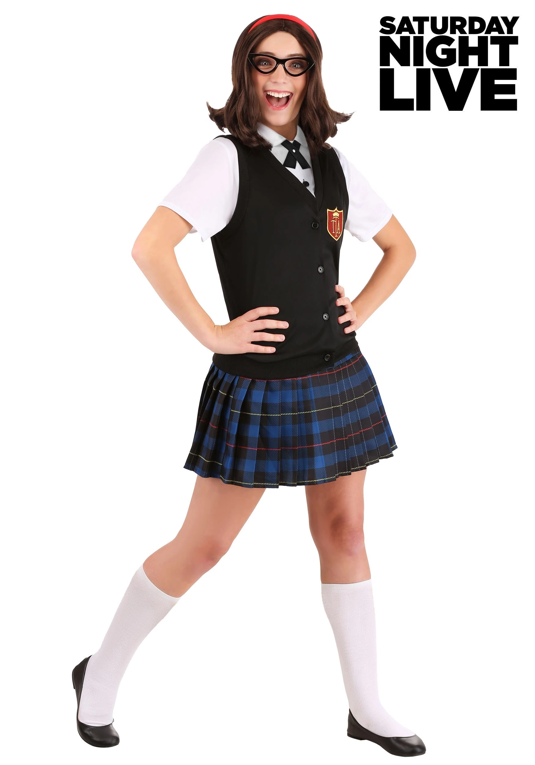 Fun Costumes SNL Mary Katherine Gallagher Costume For Adults 1 Fun Costumes SNL Mary Katherine Gallagher Costume For Adults