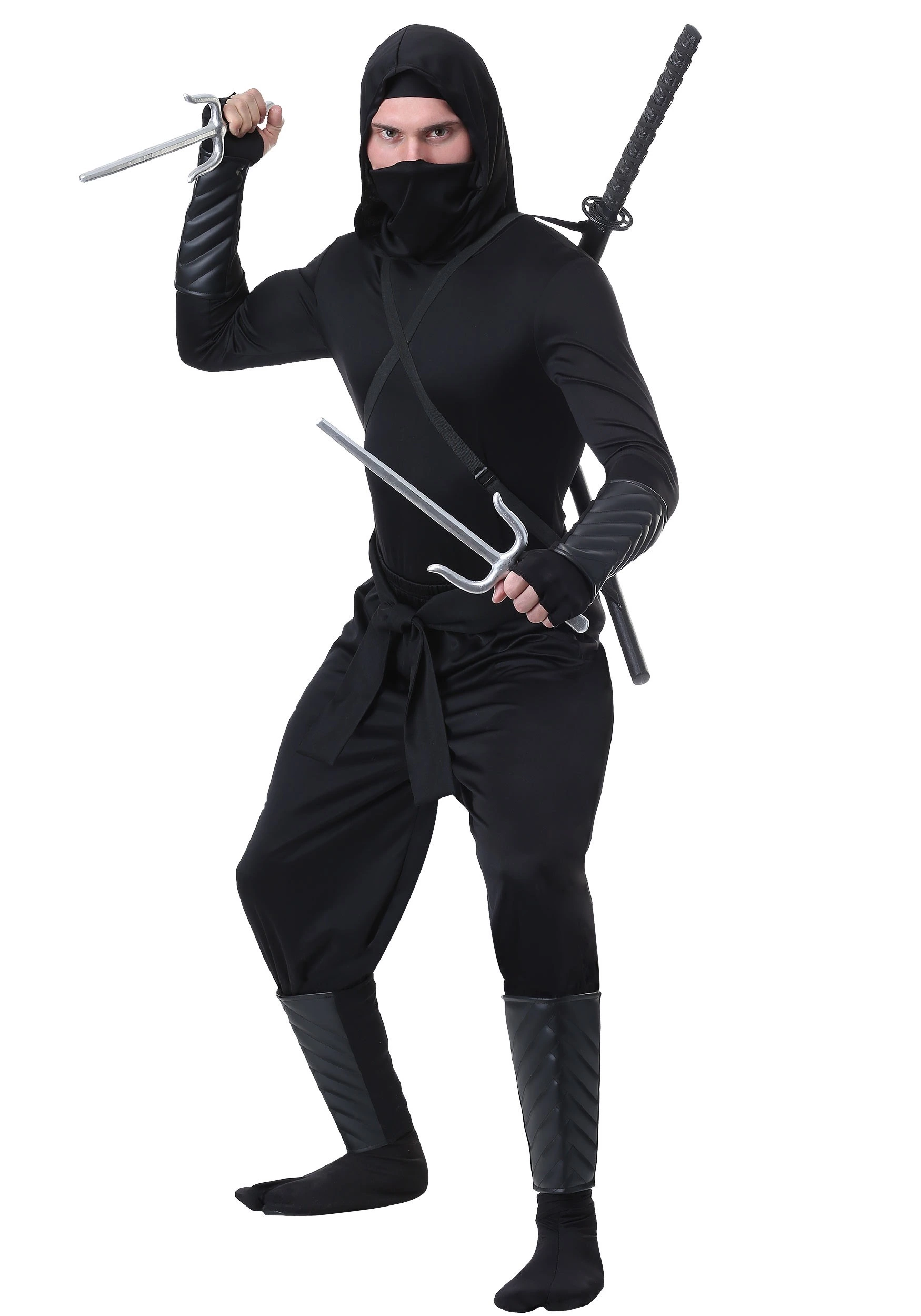 Fun Costumes Stealth Shinobi Ninja Adult Costume 1 Fun Costumes Stealth Shinobi Ninja Adult Costume