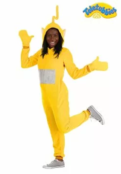Fun Costumes Teletubbies Laa-Laa Jumpsuit Costume For Adults
