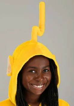 Fun Costumes Teletubbies Laa-Laa Jumpsuit Costume For Adults 7 Fun Costumes Teletubbies Laa-Laa Jumpsuit Costume For Adults -Scary Costumes store adult teletubbies laa laa jumpsuit costume alt 2