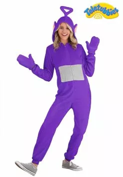 Fun Costumes Teletubbies Tinky Winky Jumpsuit Costume For Adults