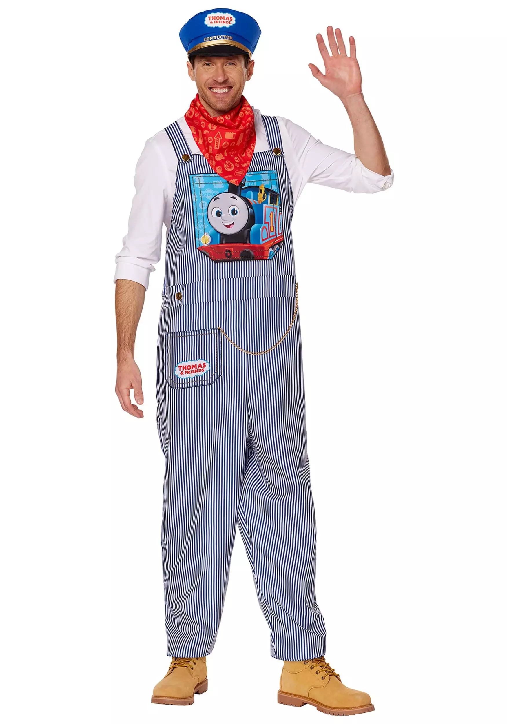 InSpirit Thomas The Tank Engine Conductor Costume For Adults 1 InSpirit Thomas The Tank Engine Conductor Costume For Adults