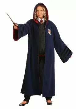 Elope Vintage Harry Potter Hogwarts Gryffindor Robe 19 Elope Vintage Harry Potter Hogwarts Gryffindor Robe -Scary Costumes store adult vintage harry potter hogwarts gryffindor rob alt 9