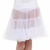 Fun Costumes White Knee Length Crinoline For Adults