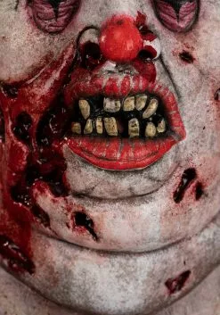 Oktober Studios Wretched Clown Mask For Adults 7 Oktober Studios Wretched Clown Mask For Adults -Scary Costumes store adult wretched clown mask alt 2