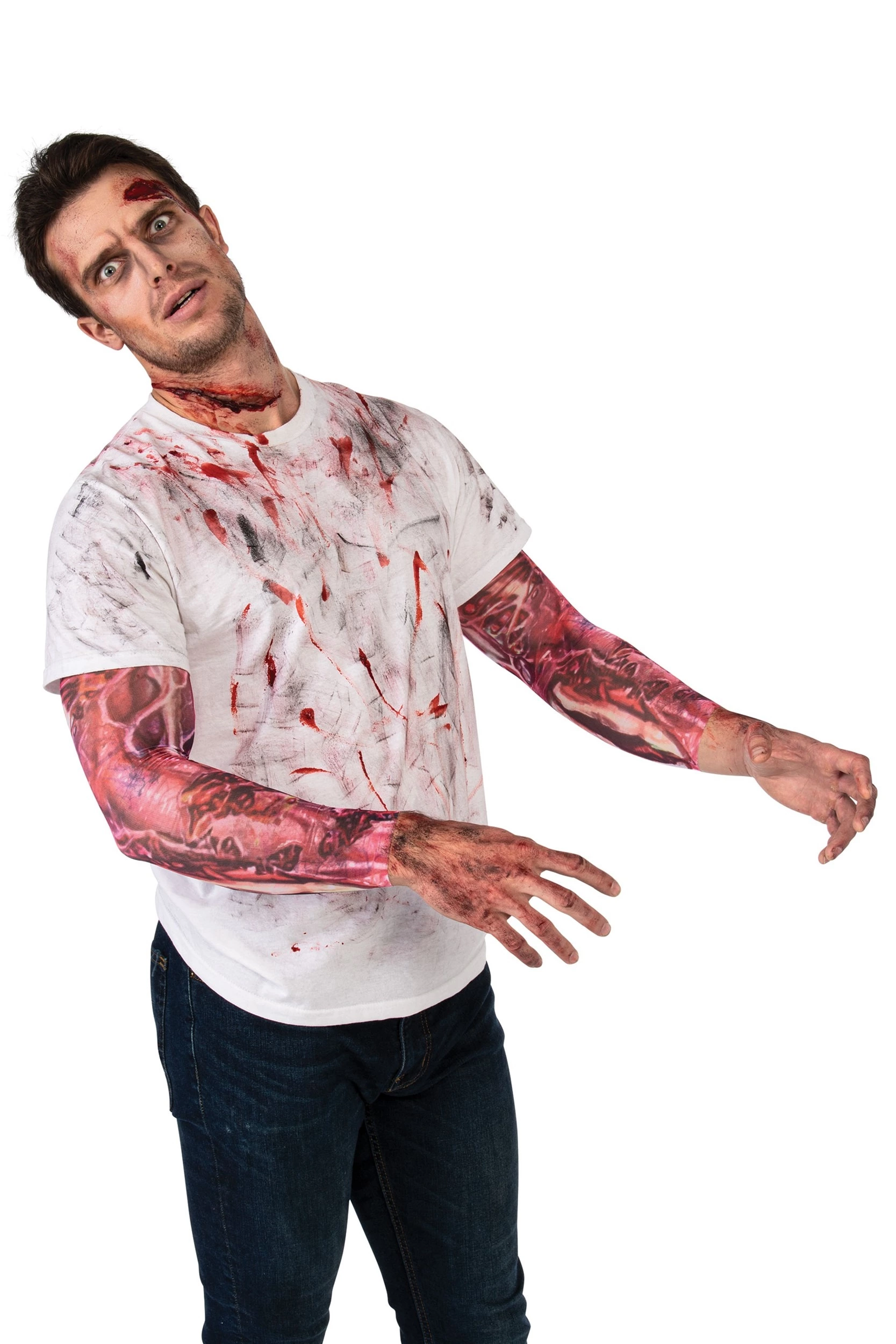 Rubies Costume Co. Inc Zombie Sleeves Adult Accessory 1 Rubies Costume Co. Inc Zombie Sleeves Adult Accessory