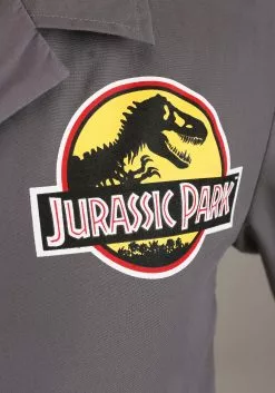 Fun Costumes Jurassic Park Employee Costume For Adults -Scary Costumes store adults jurassic park employee costume alt 3