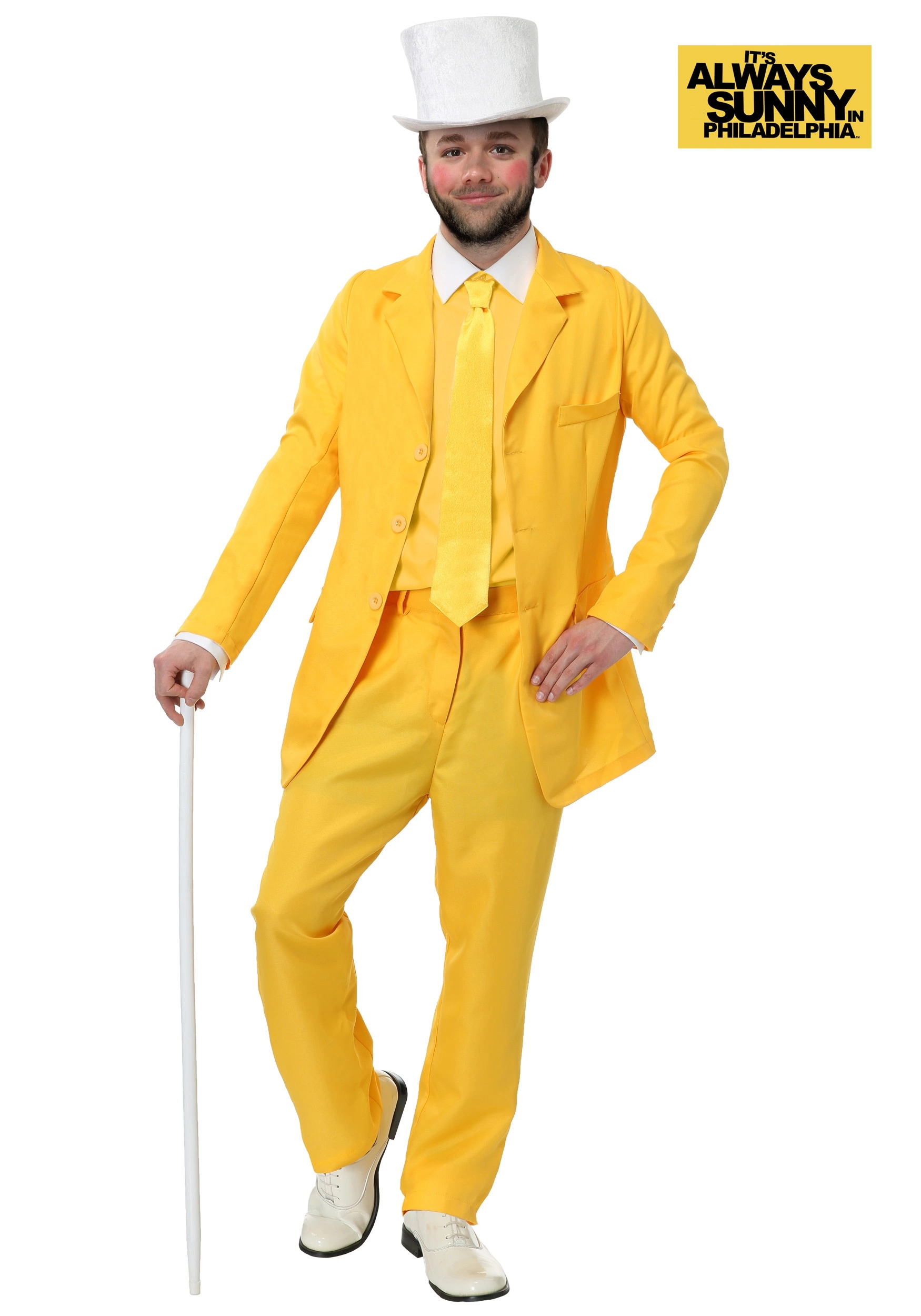 Fun Costumes The Dayman Yellow Suit Always Sunny Costume 1 Fun Costumes The Dayman Yellow Suit Always Sunny Costume