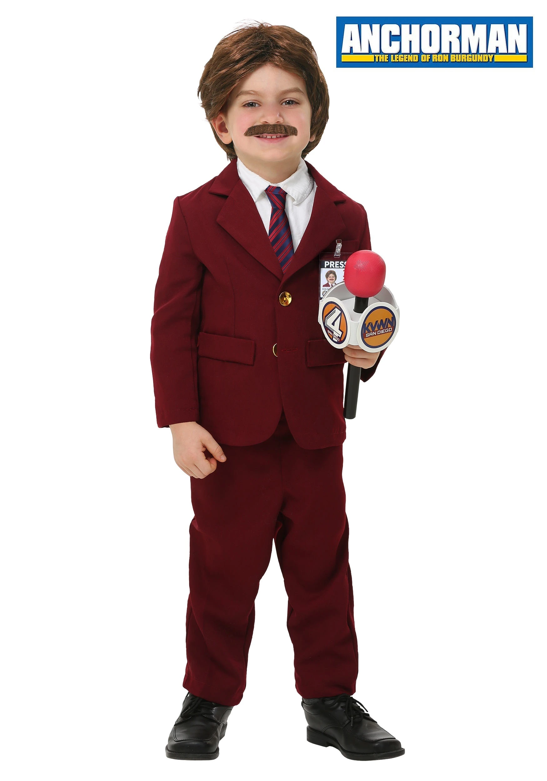 Fun Costumes Anchorman Toddler Ron Burgundy Costume 1 Fun Costumes Anchorman Toddler Ron Burgundy Costume