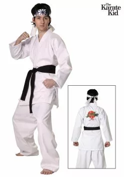 Fun Costumes Authentic Karate Kid Daniel San Costume For Adults