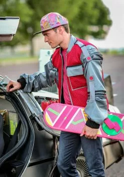 EI Global Group Authentic Marty McFly Jacket Costume -Scary Costumes store authentic marty mcfly jacket alt 2
