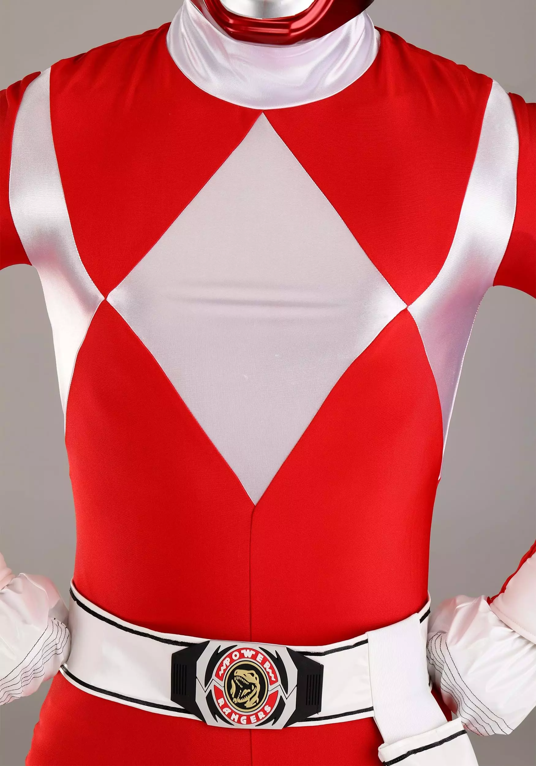 Fun Costumes Authentic Power Rangers Adult Red Ranger Costume 6 Fun Costumes Authentic Power Rangers Adult Red Ranger Costume - Image 6
