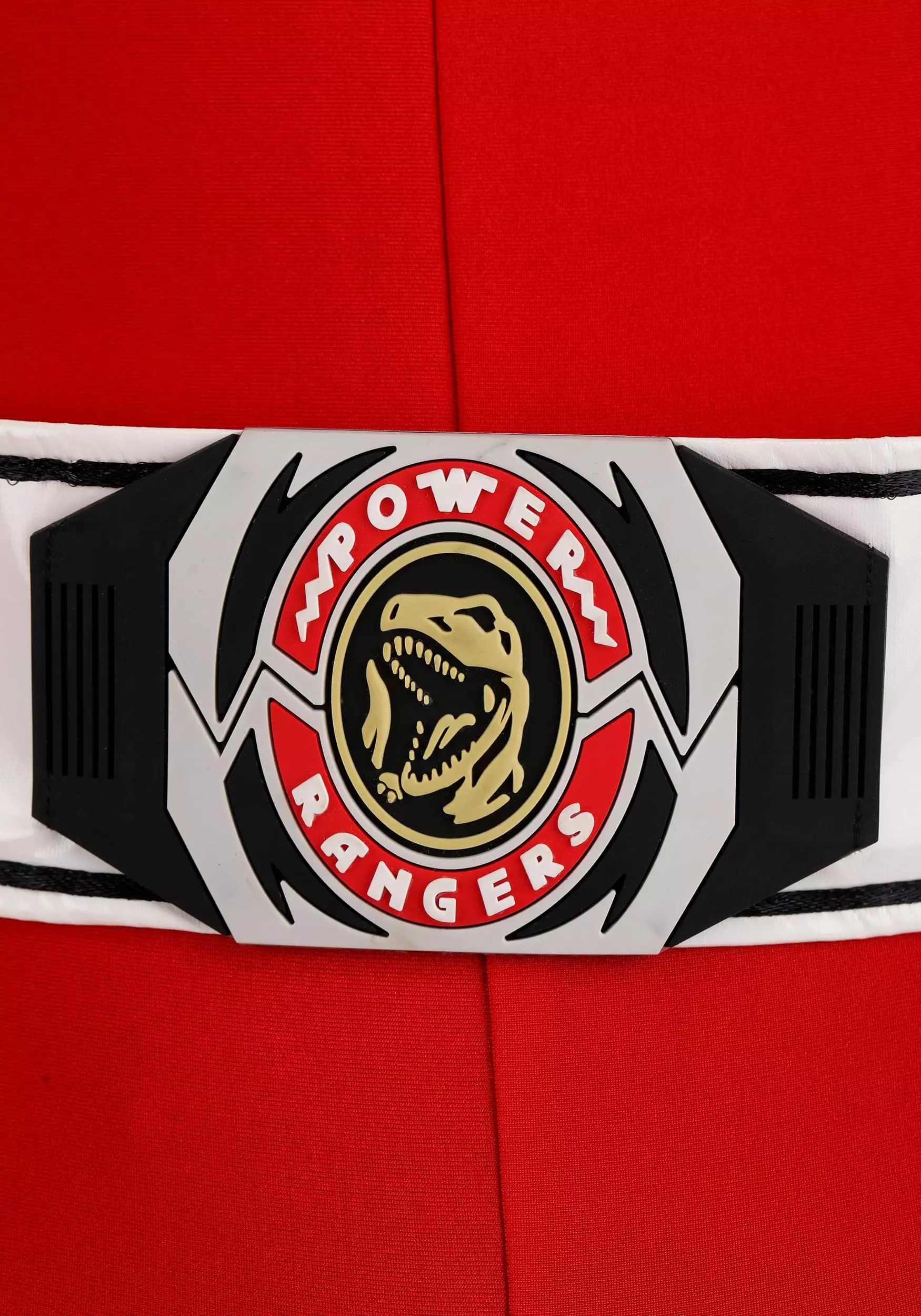 Fun Costumes Authentic Power Rangers Adult Red Ranger Costume 8 Fun Costumes Authentic Power Rangers Adult Red Ranger Costume - Image 8