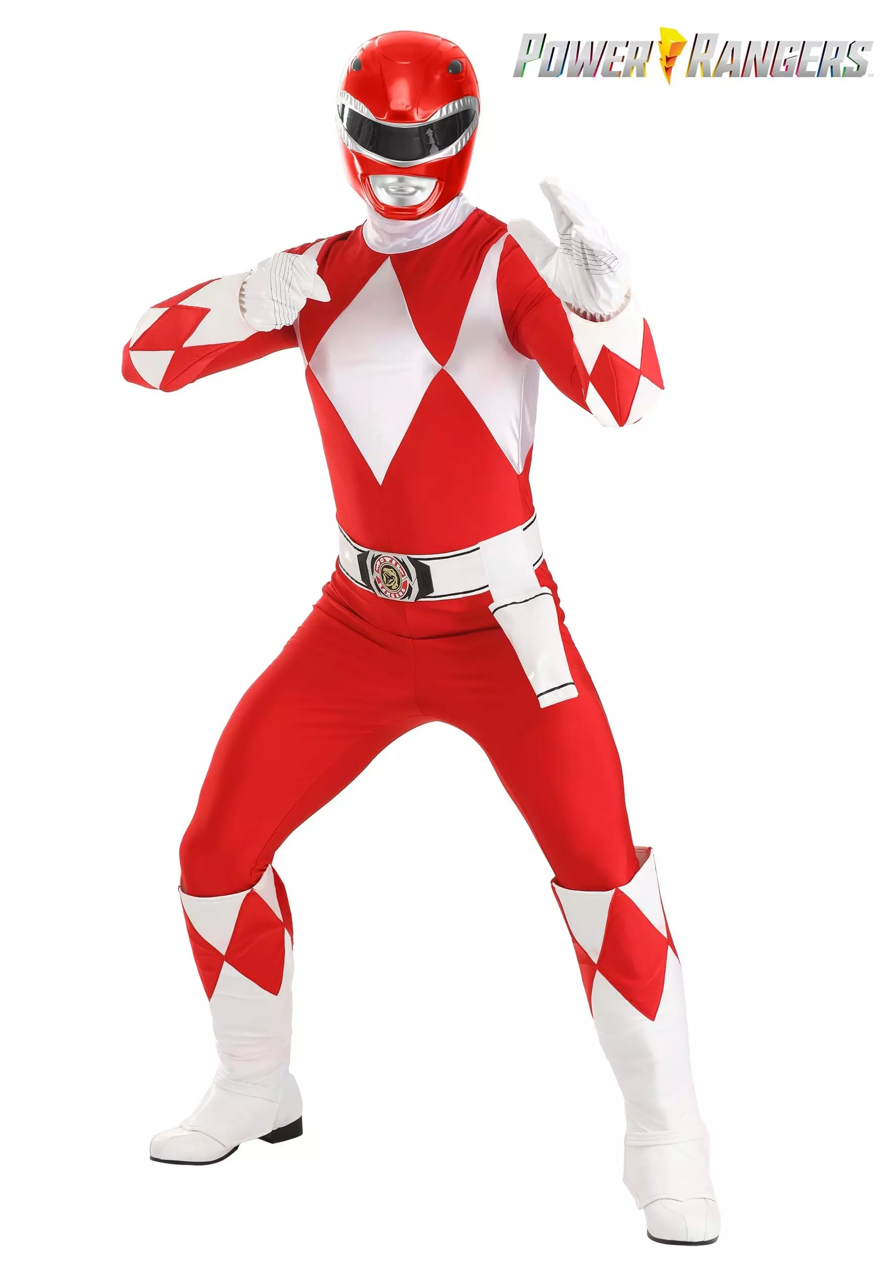 Fun Costumes Authentic Power Rangers Adult Red Ranger Costume 1 Fun Costumes Authentic Power Rangers Adult Red Ranger Costume