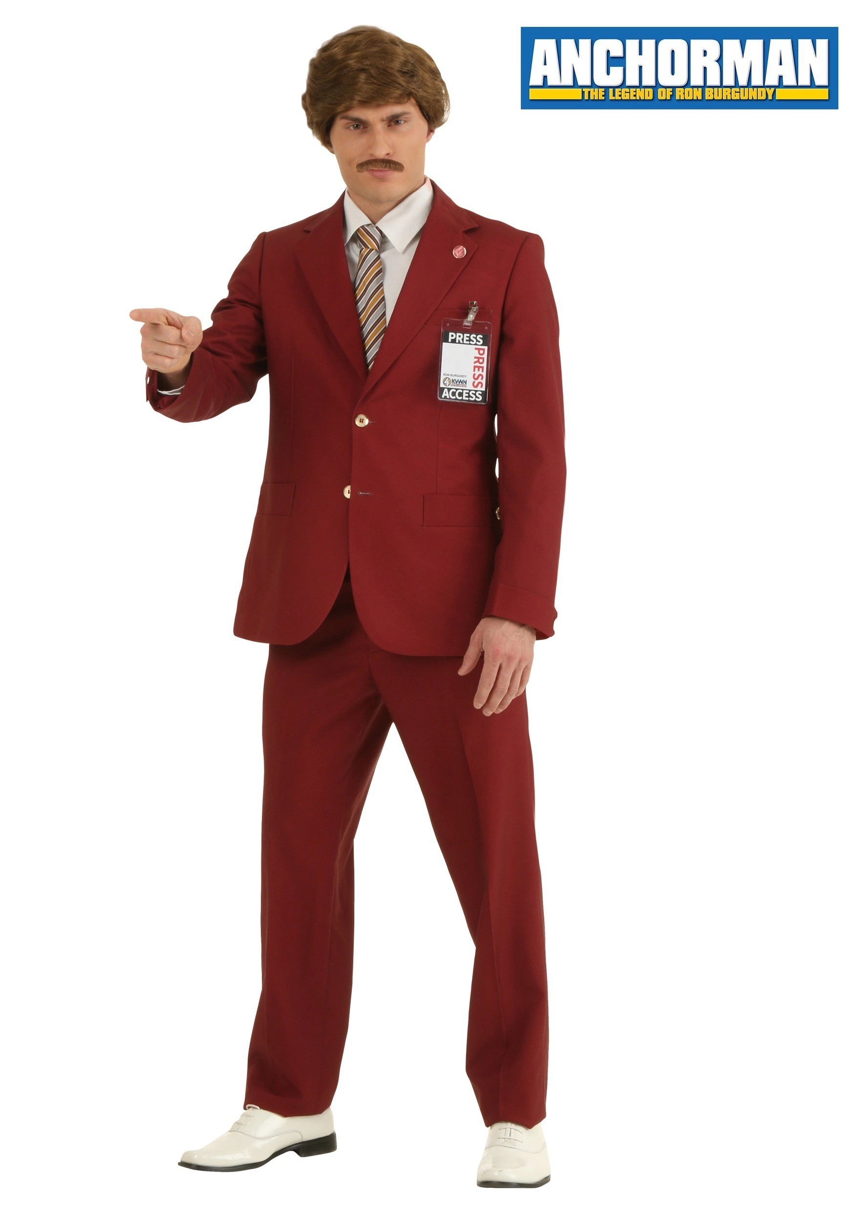 Opposuits Authentic Ron Burgundy Costume Suit 1 Opposuits Authentic Ron Burgundy Costume Suit