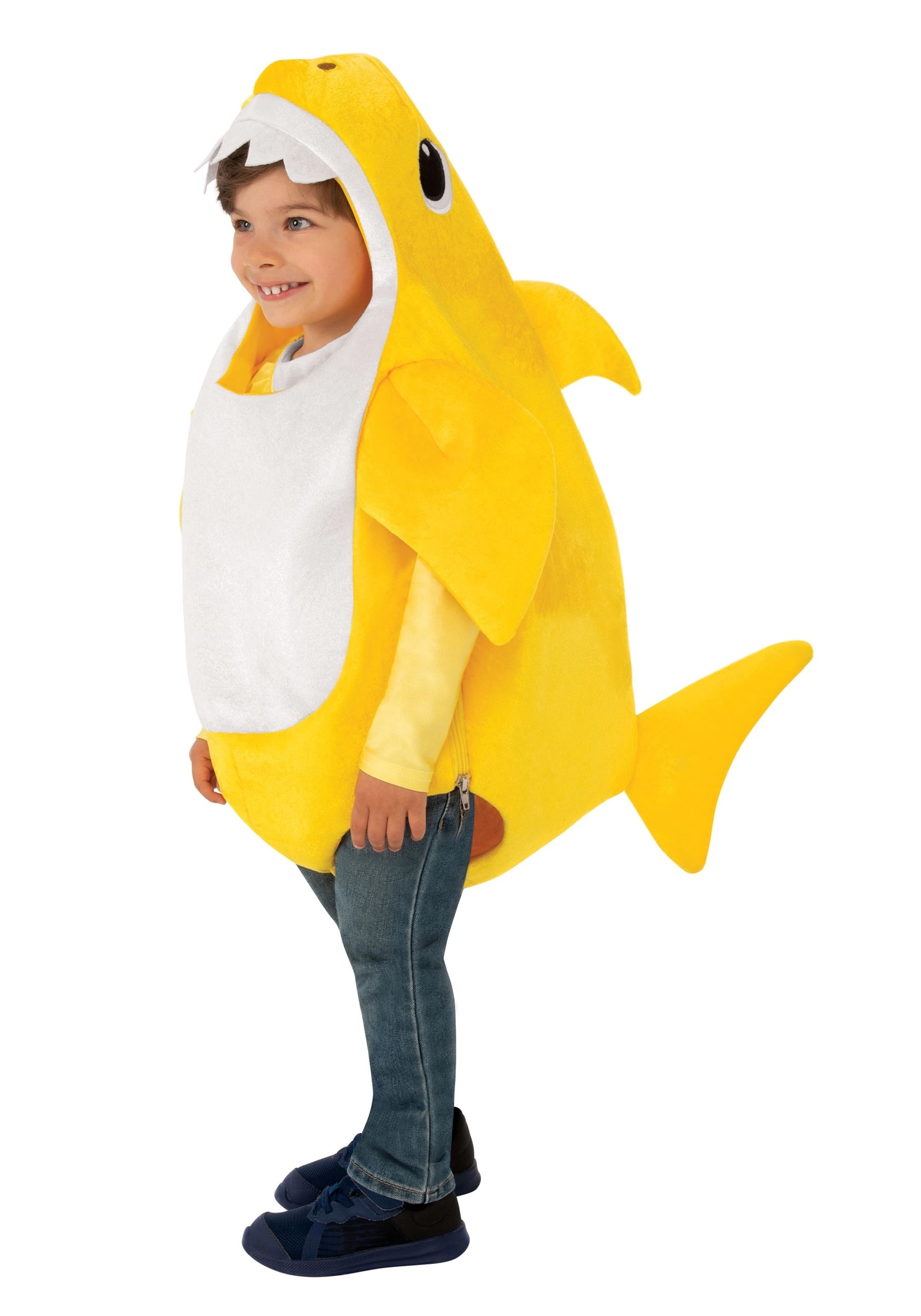 Rubies Costume Co. Inc Baby Shark Toddler Costume With Sound Chip 2 Rubies Costume Co. Inc Baby Shark Toddler Costume With Sound Chip - Image 2