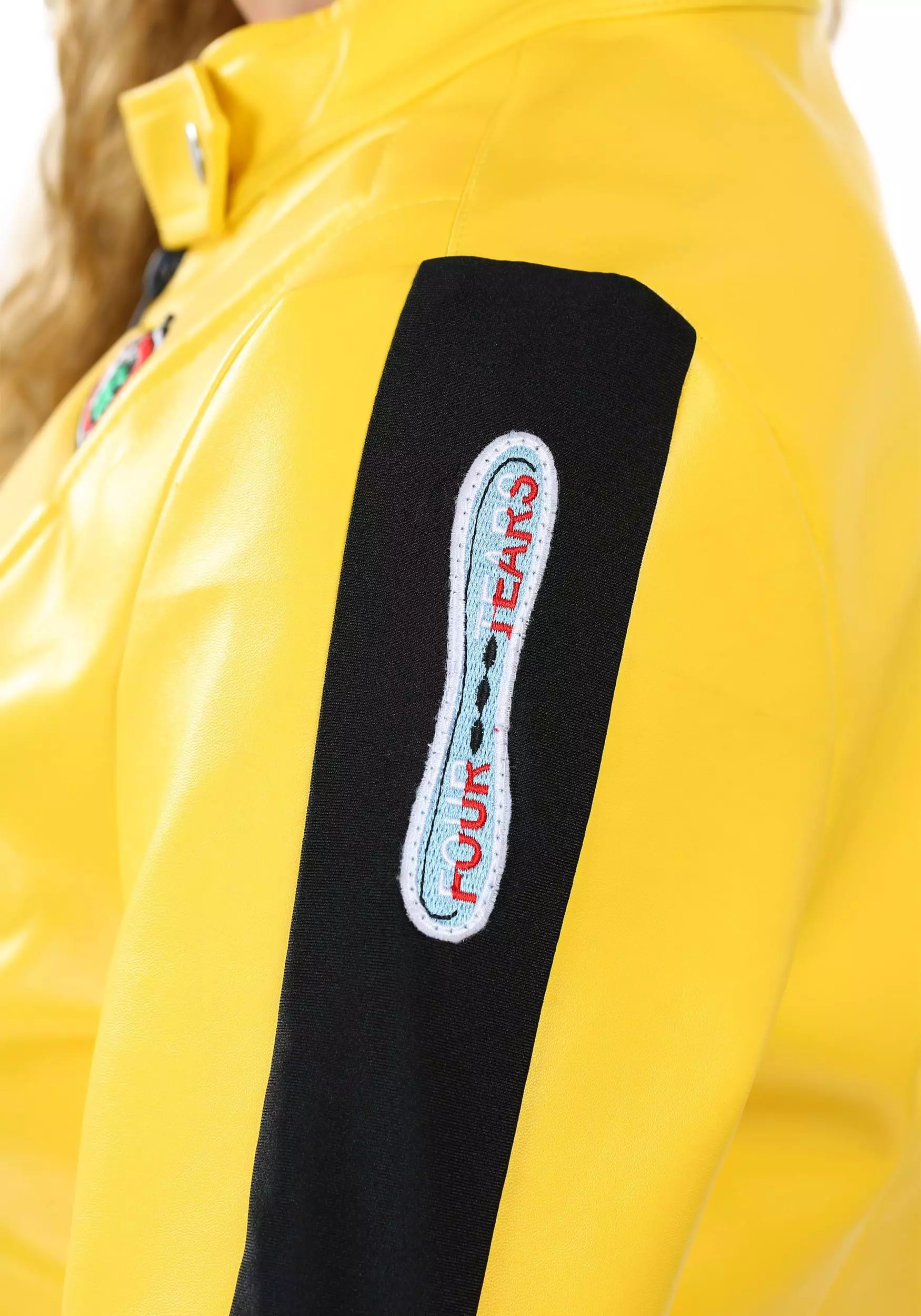 Fun Costumes Kill Bill Women's Beatrix Kiddo Motorcycle Suit Costume 4 Fun Costumes Kill Bill Women's Beatrix Kiddo Motorcycle Suit Costume - Image 4