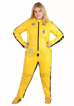 Fun Costumes Kill Bill Women's Beatrix Kiddo Motorcycle Suit Costume 12 Fun Costumes Kill Bill Women's Beatrix Kiddo Motorcycle Suit Costume -Scary Costumes store beatrix kiddo motorcycle suit alt 4