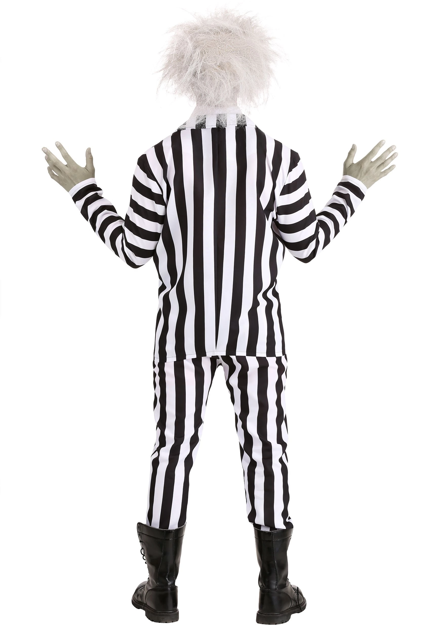 Jerry Leigh Adult Beetlejuice Plus Size Costume 2 Jerry Leigh Adult Beetlejuice Plus Size Costume - Image 2