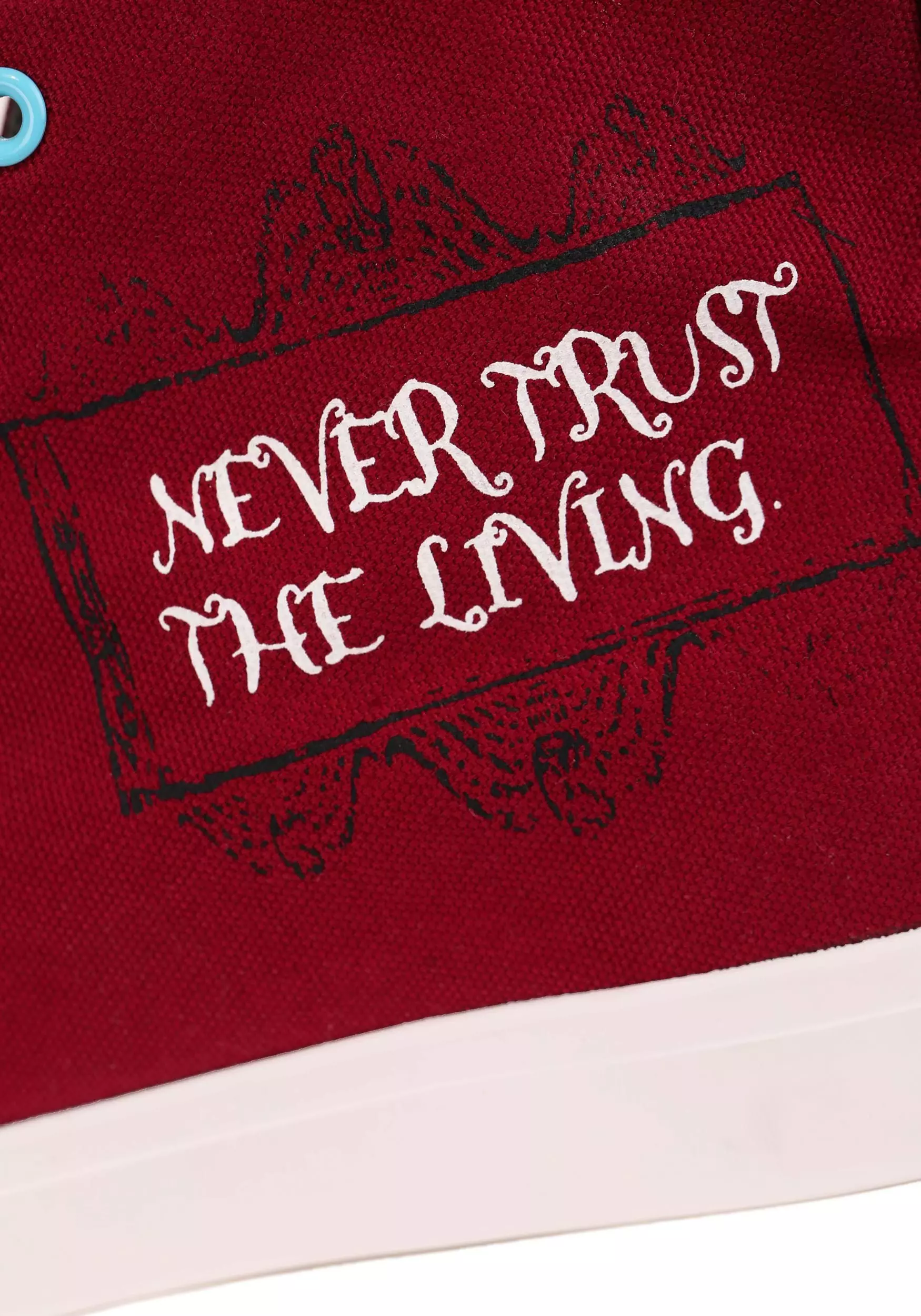 Ground Up Beetlejuice Recently Deceased Maroon Sneakers For Adults 11 Ground Up Beetlejuice Recently Deceased Maroon Sneakers For Adults - Image 11