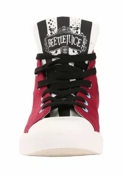 Ground Up Beetlejuice Recently Deceased Maroon Sneakers For Adults 15 Ground Up Beetlejuice Recently Deceased Maroon Sneakers For Adults -Scary Costumes store beetlejuice recently deceased maroon adult sneakers alt 4