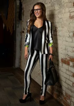 Haizhilan Garment CO., LTD Beetlejuice Women's Suit Blazer 15 Haizhilan Garment CO., LTD Beetlejuice Women's Suit Blazer -Scary Costumes store beetlejuice womens blazer alt 4