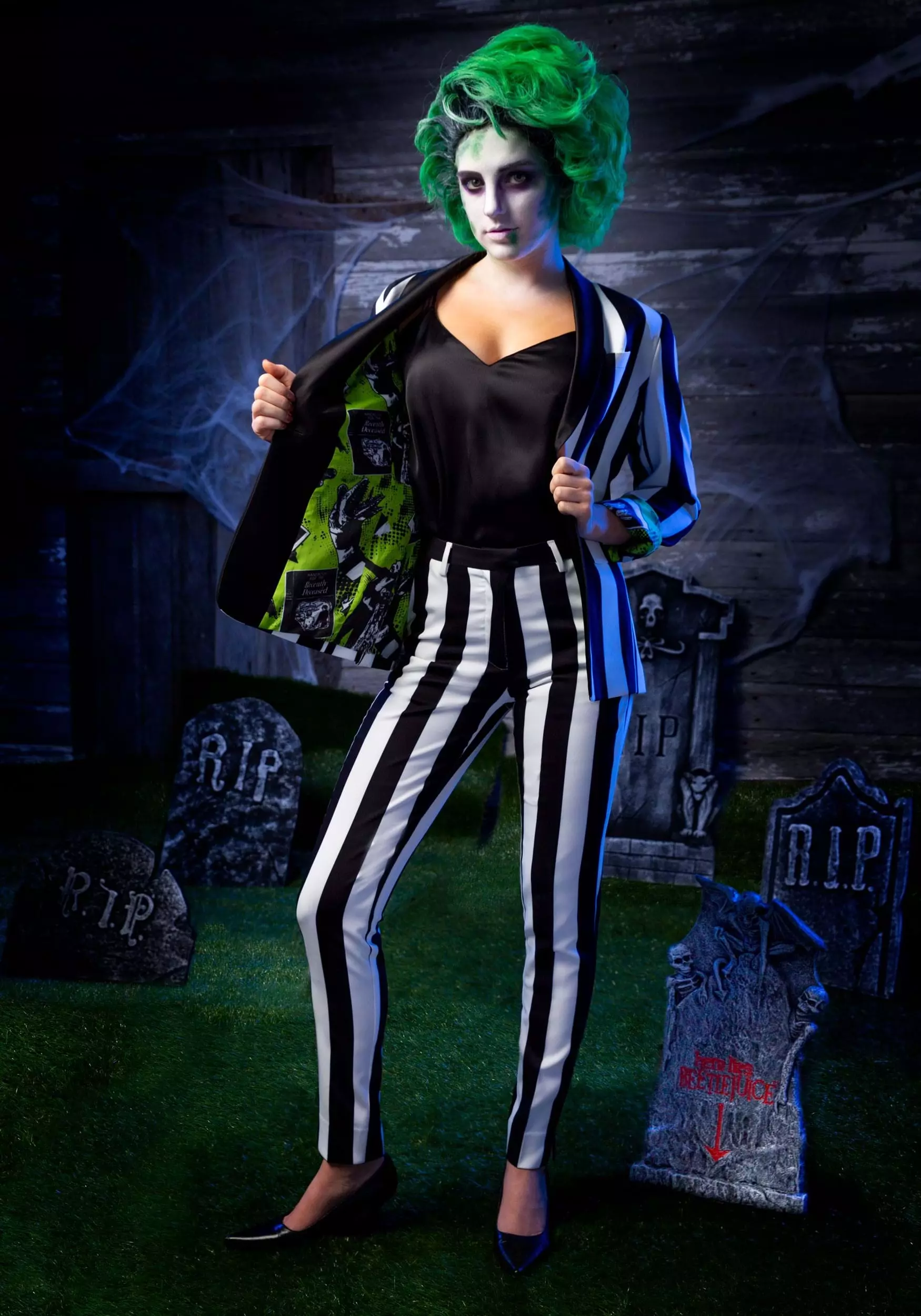 Haizhilan Garment CO., LTD Beetlejuice Women's Suit Blazer 9 Haizhilan Garment CO., LTD Beetlejuice Women's Suit Blazer - Image 9