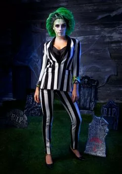 Haizhilan Garment CO., LTD Beetlejuice Women's Suit Blazer 20 Haizhilan Garment CO., LTD Beetlejuice Women's Suit Blazer -Scary Costumes store beetlejuice womens blazer alt 9