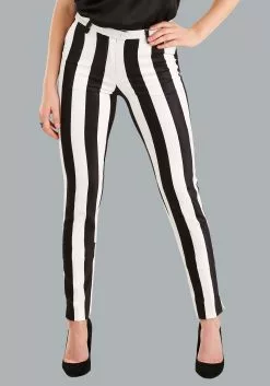 Haizhilan Garment CO., LTD Beetlejuice Suit Pants For Women 16 Haizhilan Garment CO., LTD Beetlejuice Suit Pants For Women -Scary Costumes store beetlejuice womens suit pants alt 4