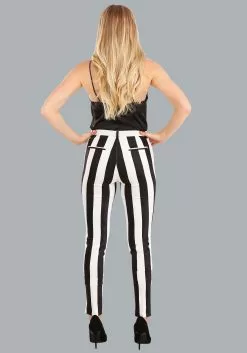 Haizhilan Garment CO., LTD Beetlejuice Suit Pants For Women 19 Haizhilan Garment CO., LTD Beetlejuice Suit Pants For Women -Scary Costumes store beetlejuice womens suit pants alt 5