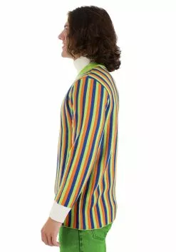 BigWan Apparel Co. Sesame Street Bert Cosplay Knit Sweater For Adults 12 BigWan Apparel Co. Sesame Street Bert Cosplay Knit Sweater For Adults -Scary Costumes store bert cosplay knit sweater adult alt 5