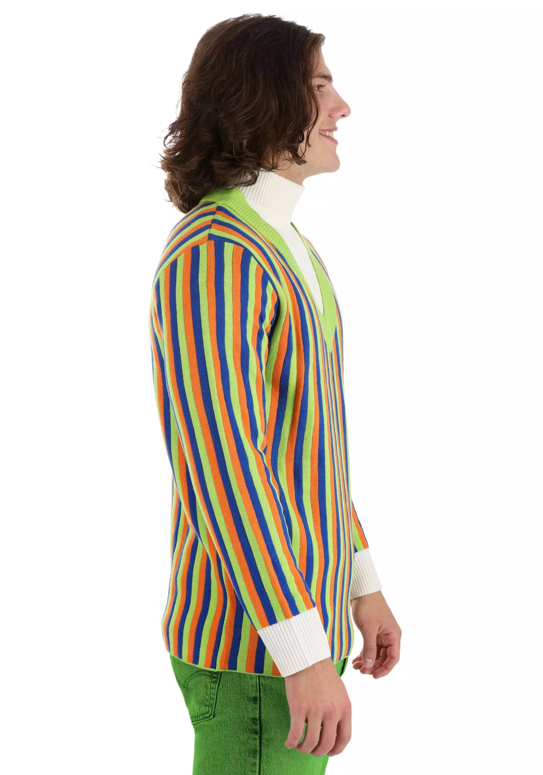 BigWan Apparel Co. Sesame Street Bert Cosplay Knit Sweater For Adults 7 BigWan Apparel Co. Sesame Street Bert Cosplay Knit Sweater For Adults - Image 7