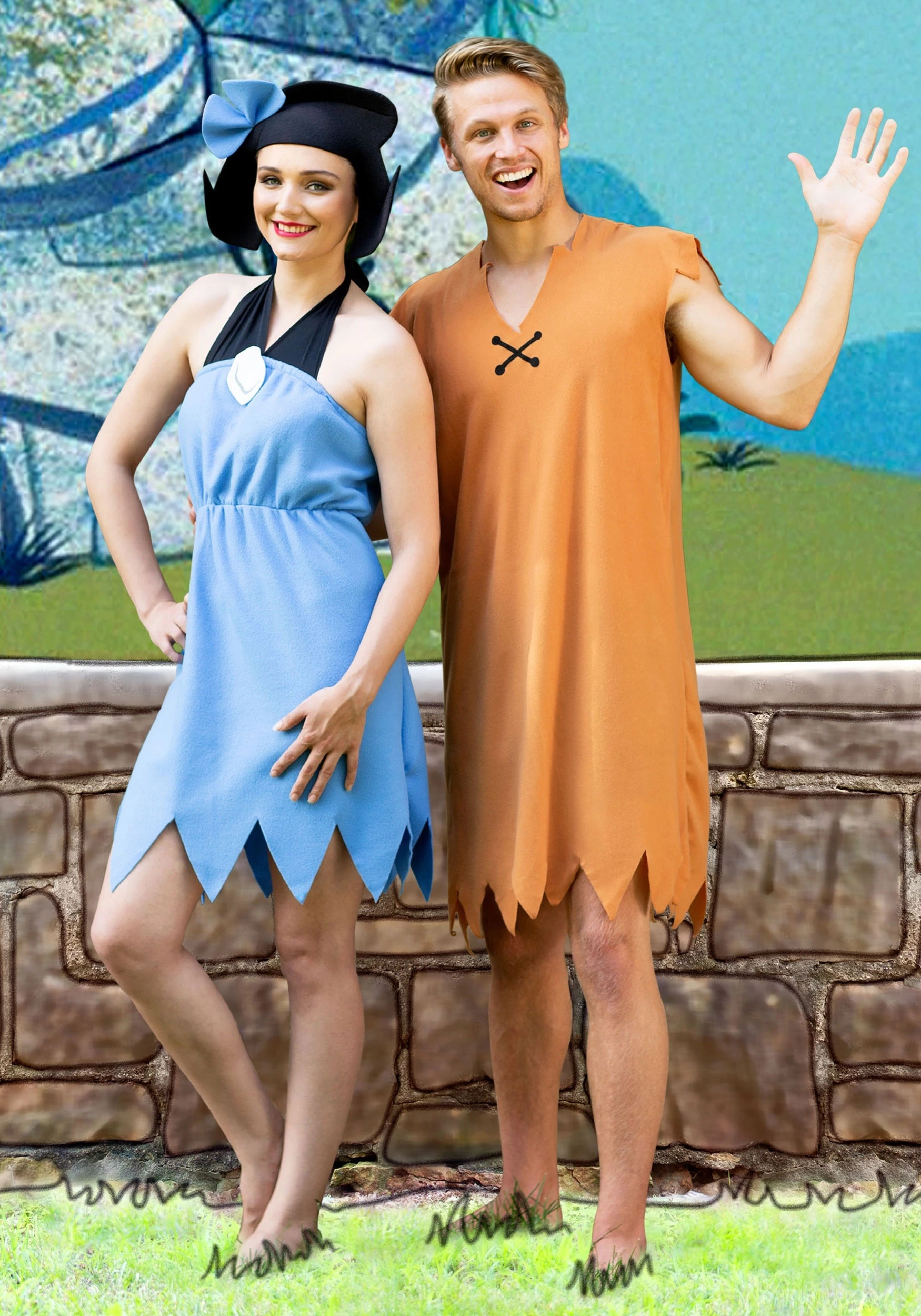 Rubies Costume Co. Inc Betty Rubble Adult Costume 4 Rubies Costume Co. Inc Betty Rubble Adult Costume - Image 4