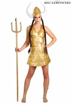 Fun Costumes Big Lebowski Maude Viking Women's Costume