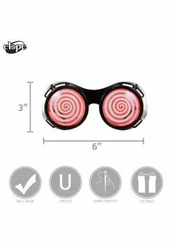 Elope X-Ray Goggles Black & Red 9 Elope X-Ray Goggles Black & Red -Scary Costumes store black red x ray goggles alt 4