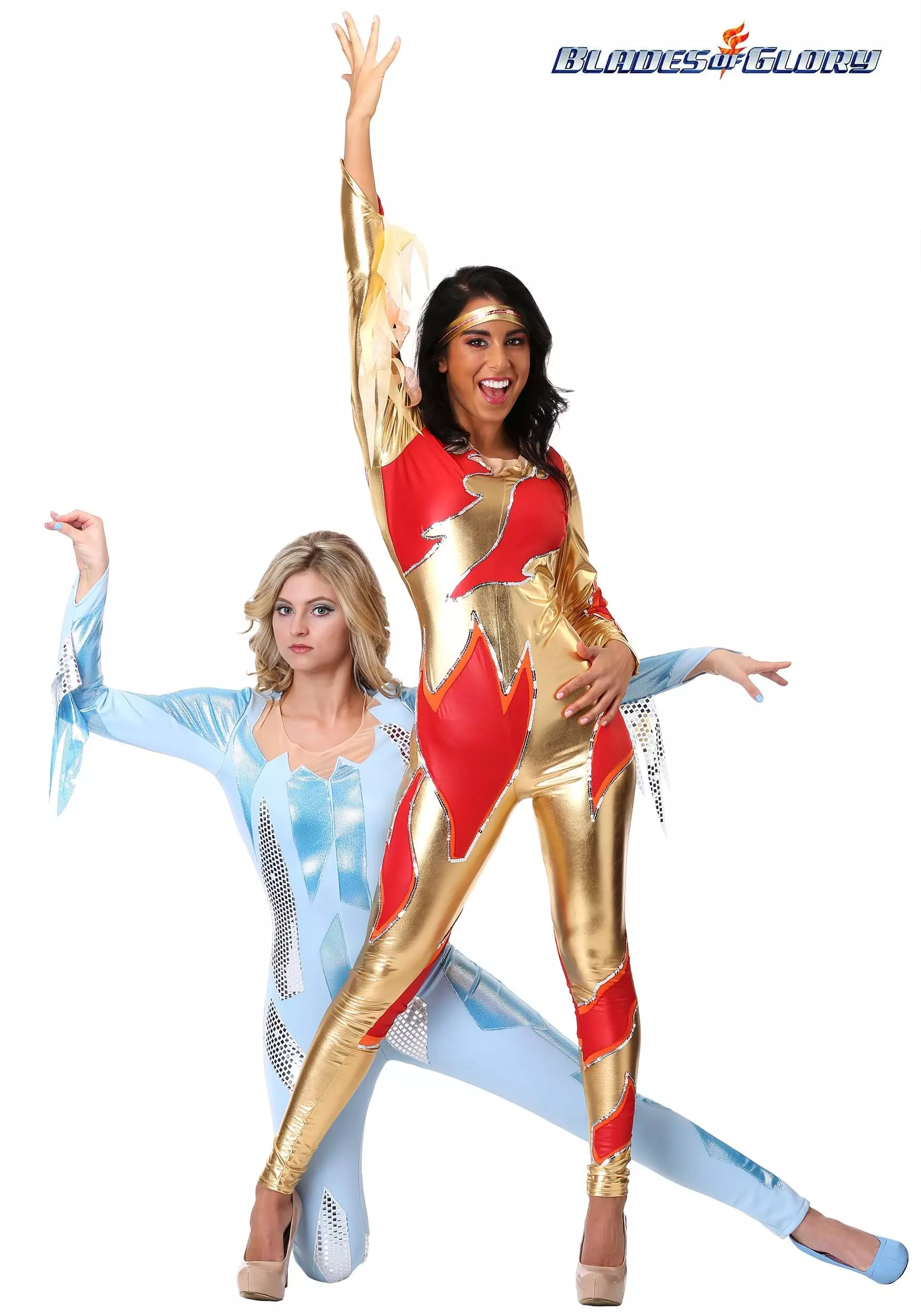 Fun Costumes Womens Blades Of Glory Fire Jumpsuit Costume 2 Fun Costumes Womens Blades Of Glory Fire Jumpsuit Costume - Image 2