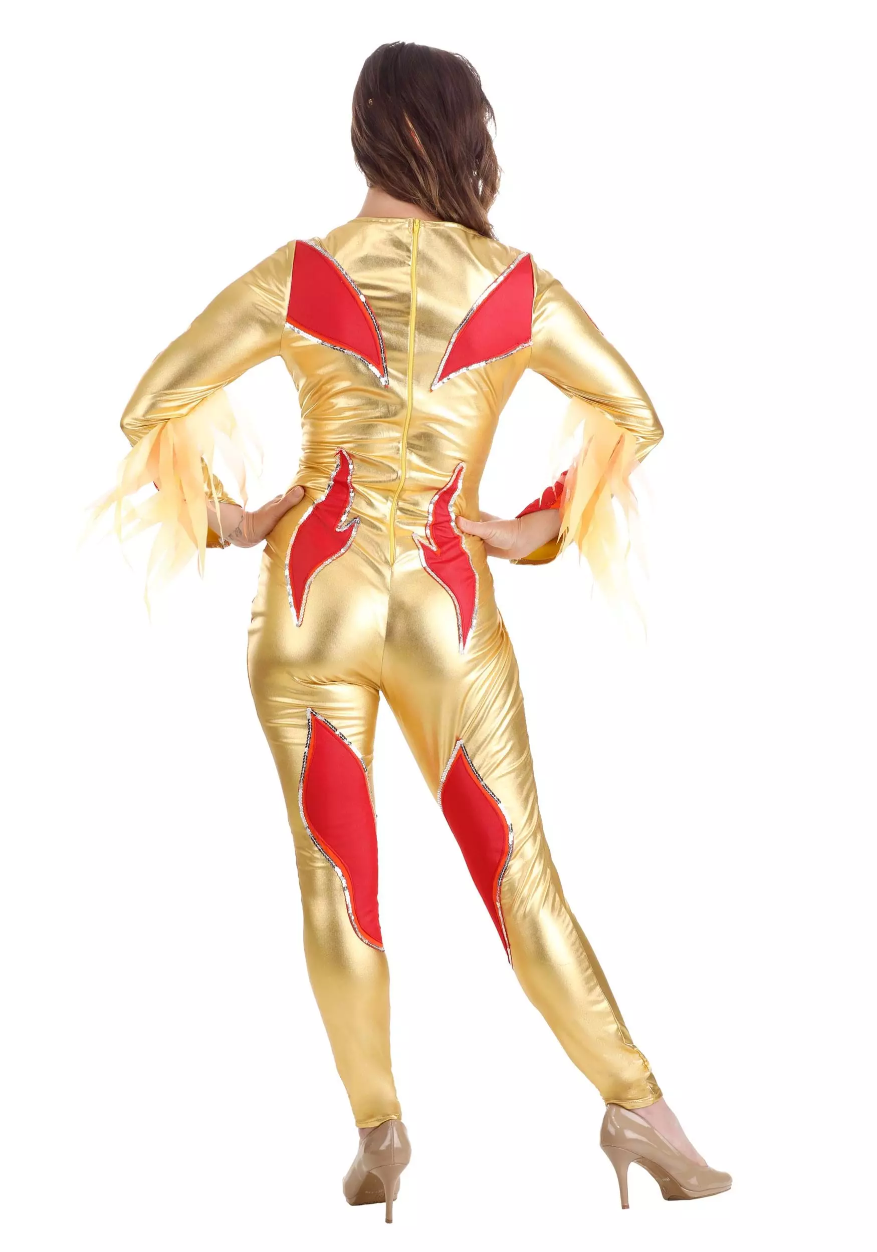 Fun Costumes Womens Blades Of Glory Fire Jumpsuit Costume 4 Fun Costumes Womens Blades Of Glory Fire Jumpsuit Costume - Image 4