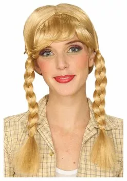 Rubies Costume Co. Inc Blonde Braided Wig