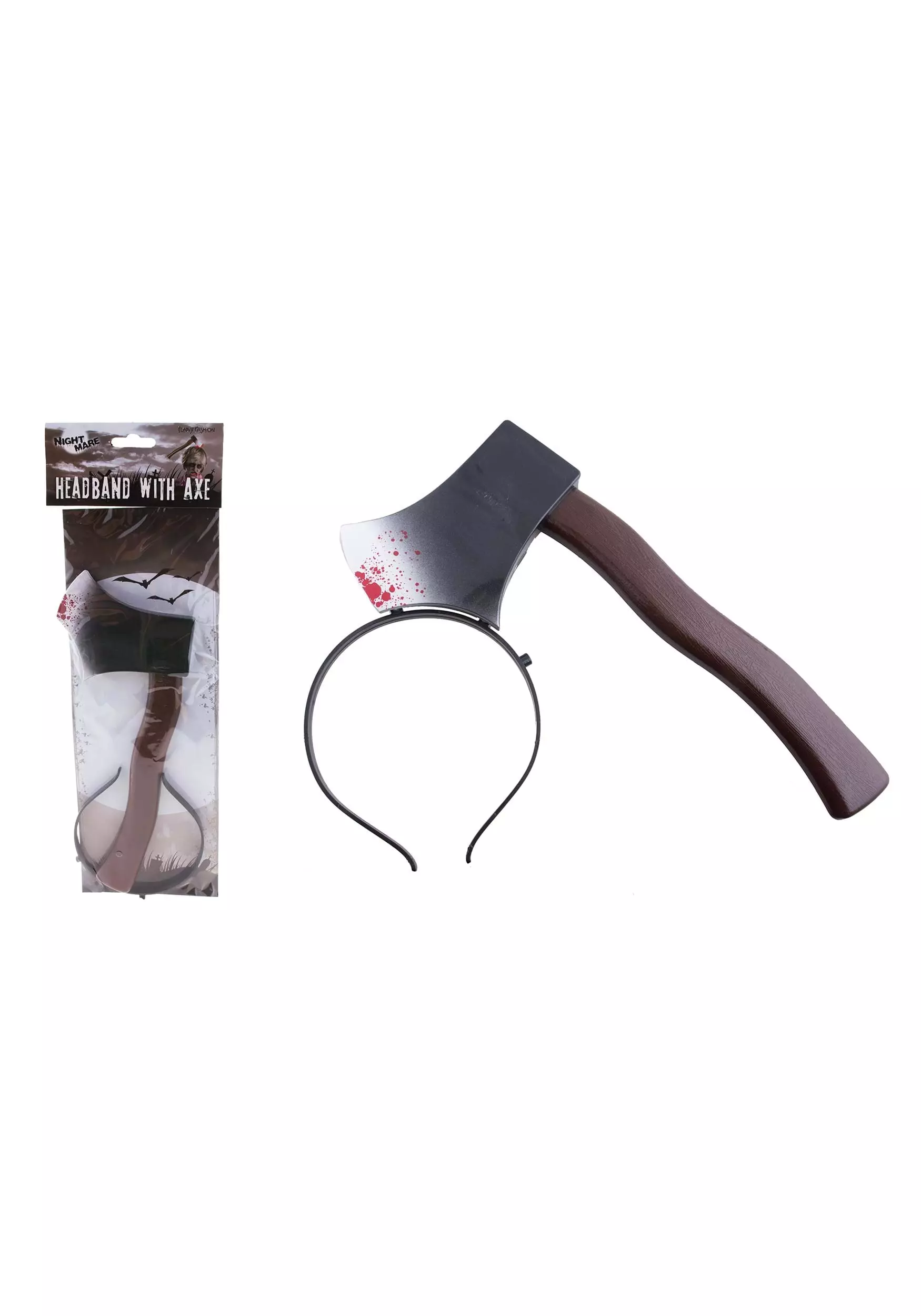 Funny Fashions Bloody Axe Headband 1 Funny Fashions Bloody Axe Headband