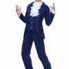 Fun Costumes Blue Deluxe Plus Size 60's Swinger Costume