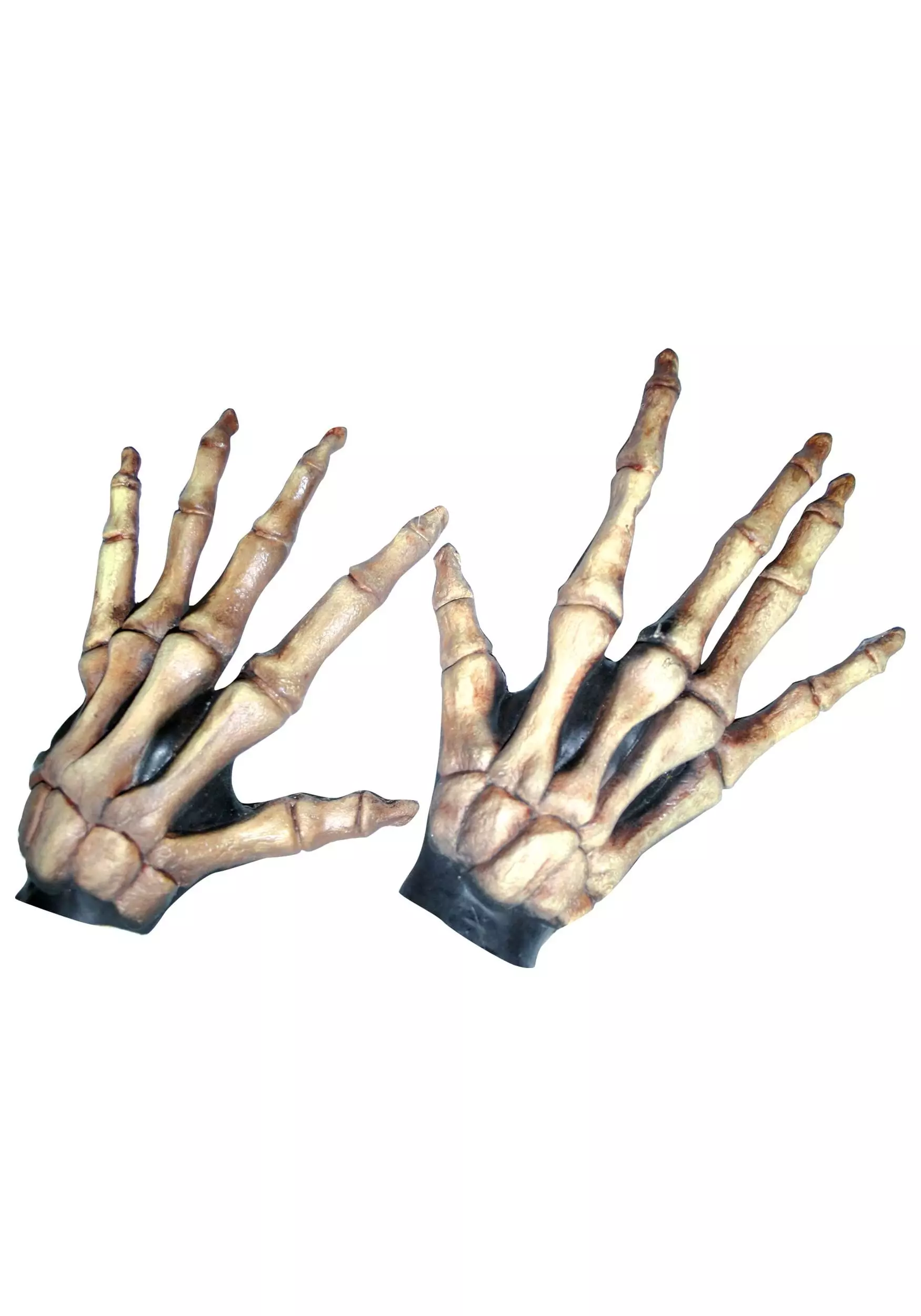 Ghoulish Productions Large Bone Colored Skeleton Hands 1 Ghoulish Productions Large Bone Colored Skeleton Hands