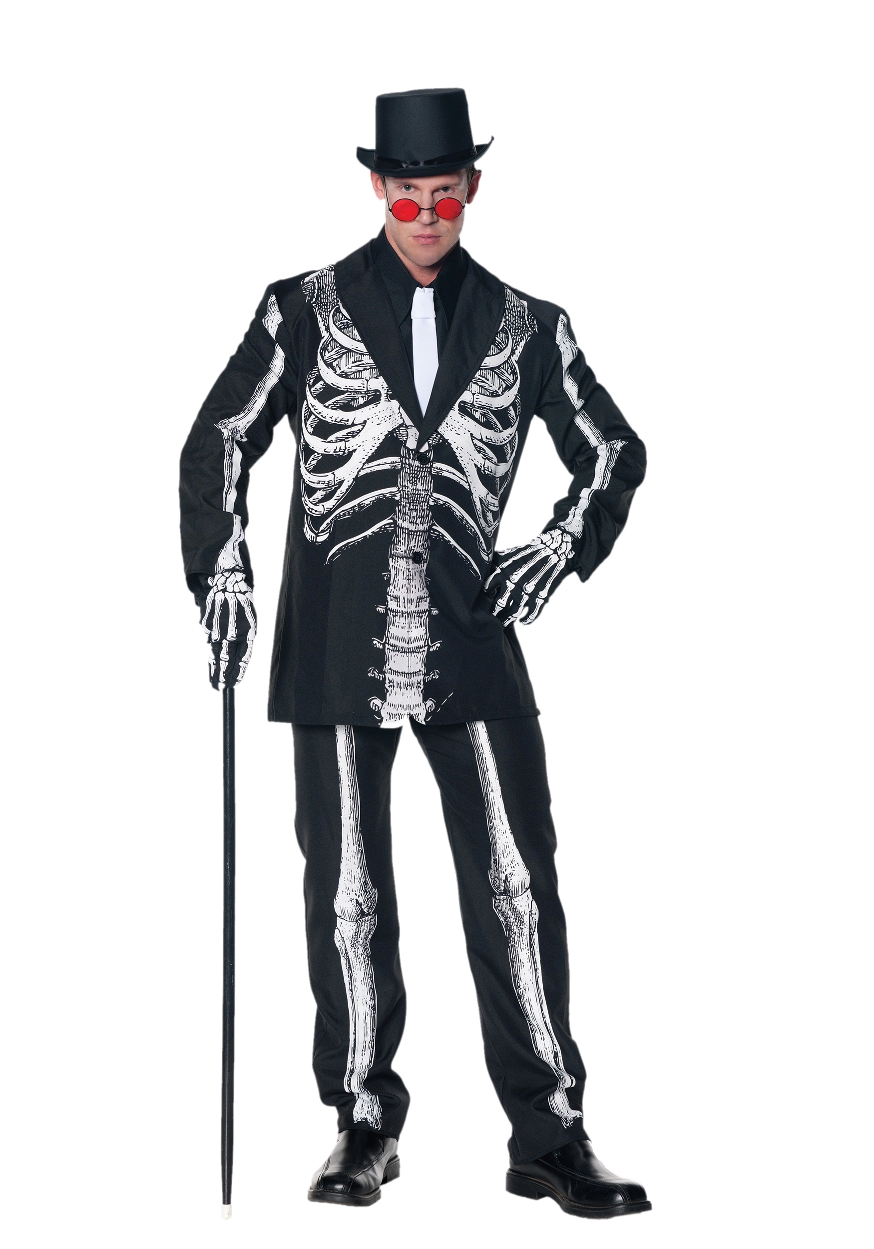 Underwraps Bone Daddy Skeleton Suit Costume 1 Underwraps Bone Daddy Skeleton Suit Costume