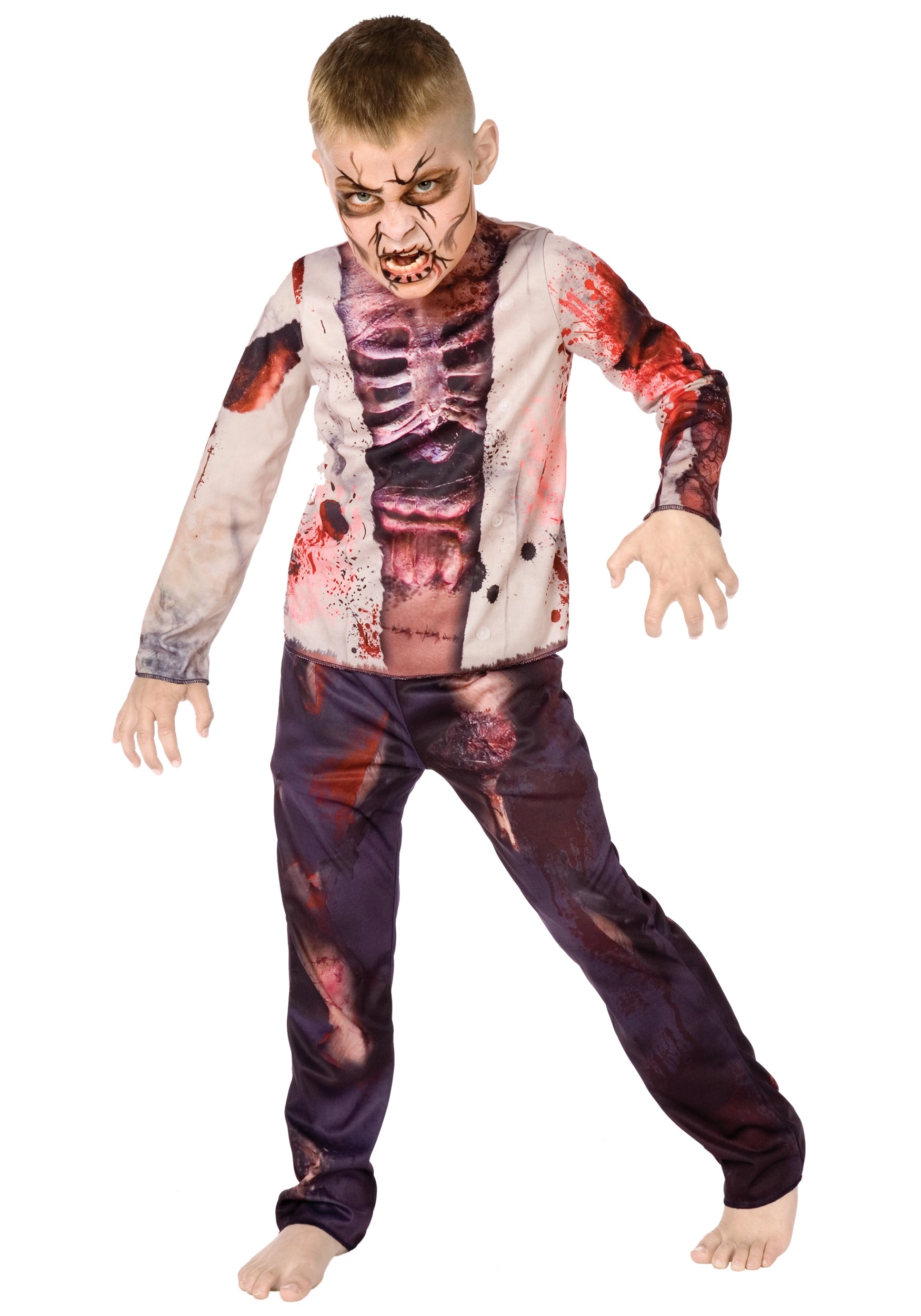LF Products Pte. Ltd. Boy's Zombie Costume 1 LF Products Pte. Ltd. Boy's Zombie Costume