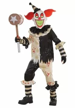 AMSCAN Boy's Carnival Nightmare Evil Clown Costume