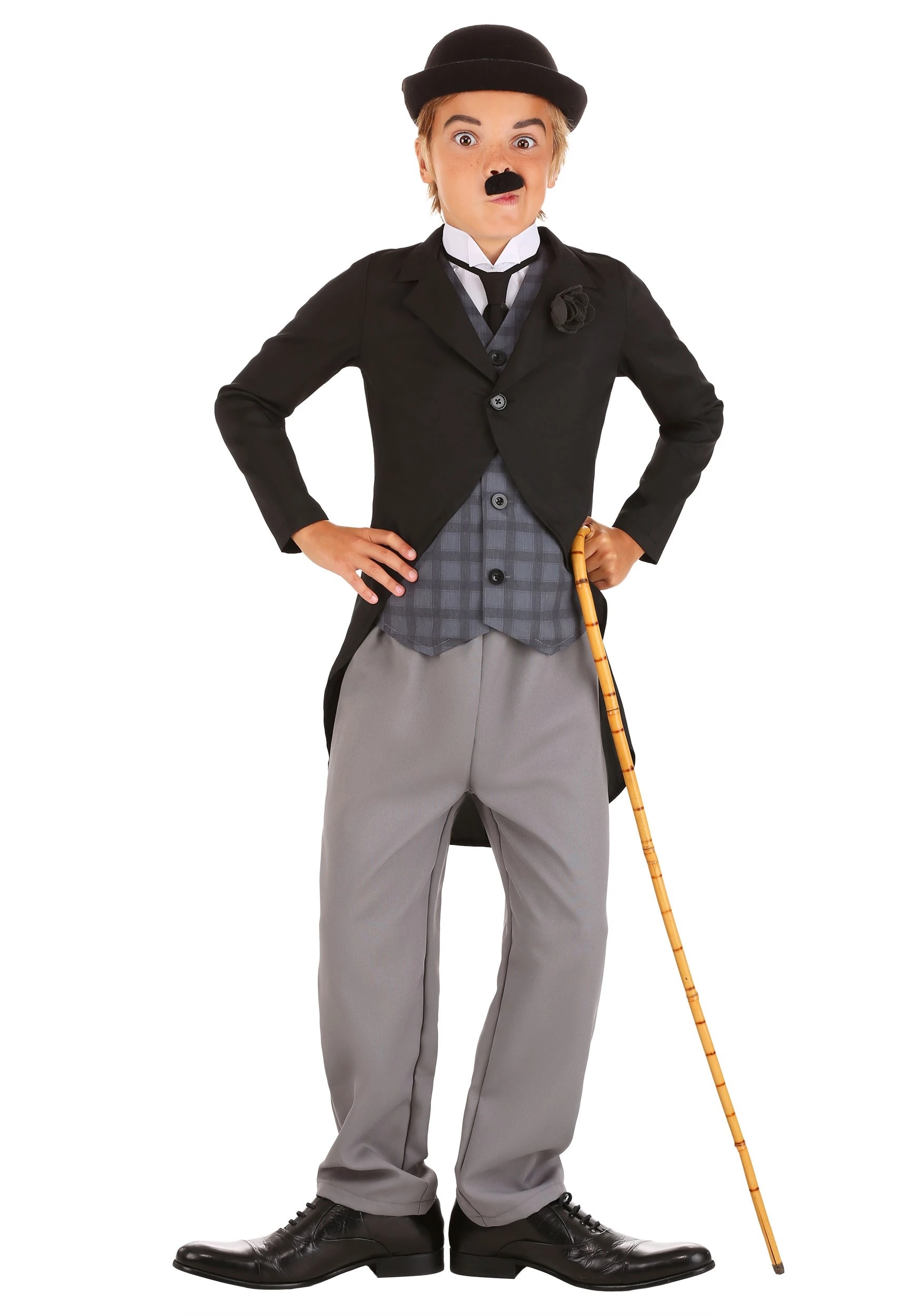 Fun Costumes Boys Charlie Chaplin Costume 1 Fun Costumes Boys Charlie Chaplin Costume