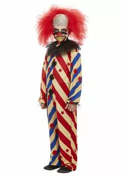 Smiffys Boys Creepy Clown Costume 7 Smiffys Boys Creepy Clown Costume -Scary Costumes store boys creepy clown alt 3